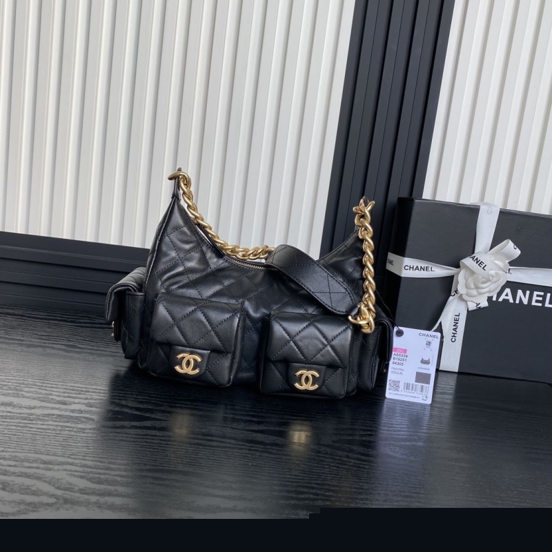 Ch*el top handle bags